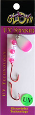 37205 UV PINK HOTTAIL Kokanee Spinner